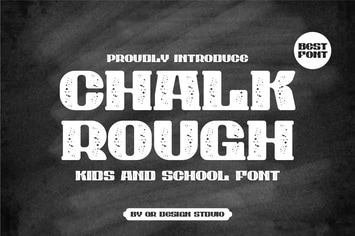 Chalk Rough - Kids & School Font