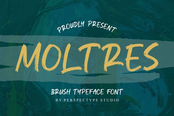 Moltres Brush Typeface Font