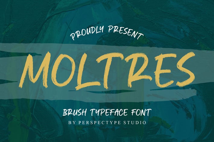 Moltres Brush Typeface Font
