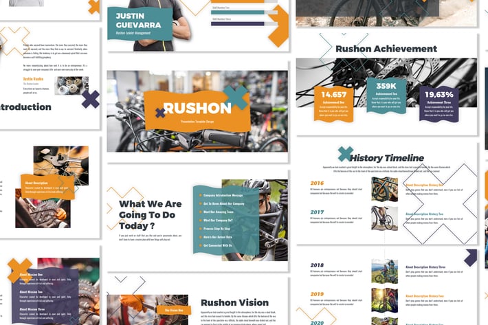 Rushon - Sports Template Prensentation