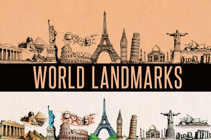 World Landmark / Monuments Elements