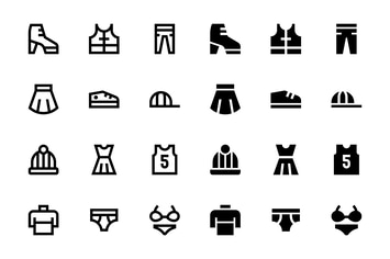 66 Clothes and Shoes icons