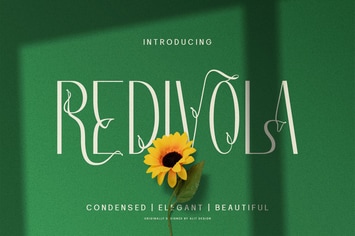 Redivola Typeface