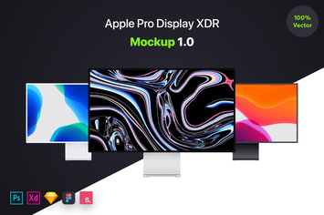 Apple Pro Display XDR Mockup 1.0
