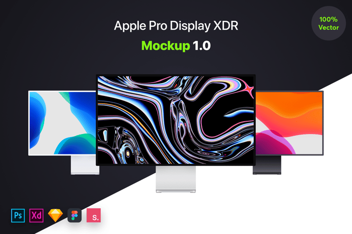 Apple Pro Display XDR Mockup 1.0