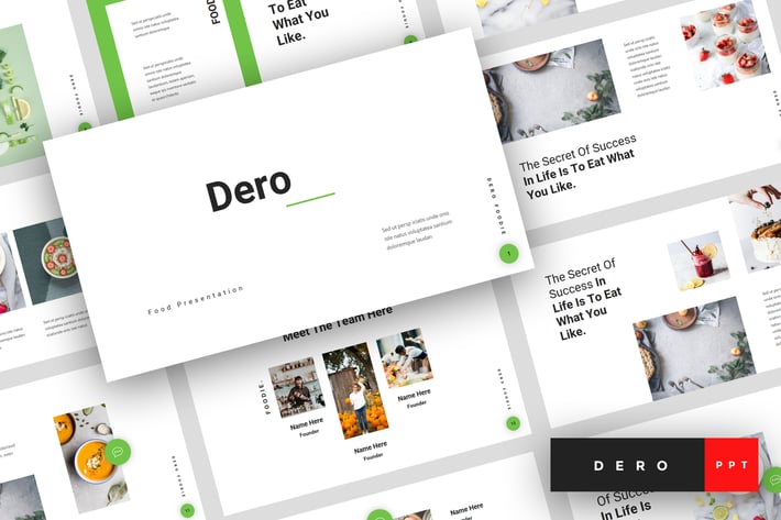 Dero - Food PowerPoint Template