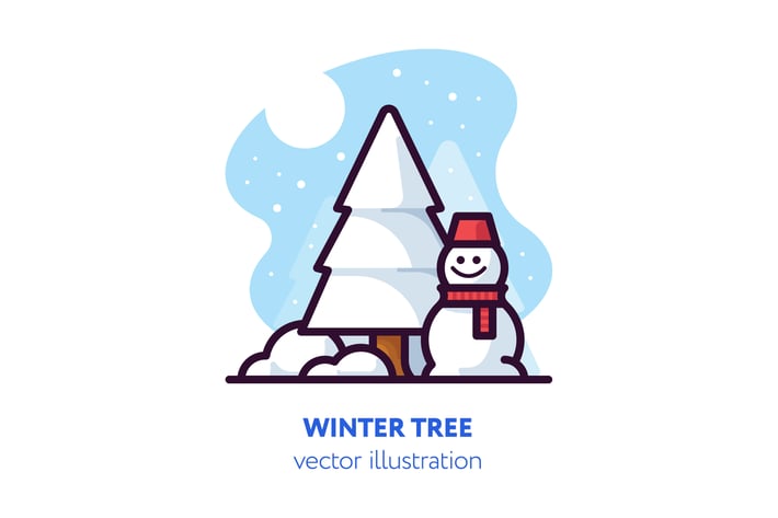 Winter vector illustration