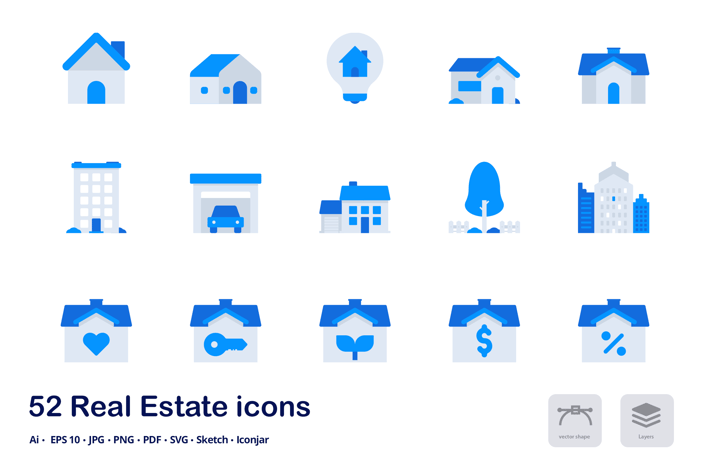 Real Estate Accent Duo Tone Icons