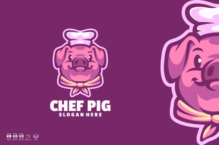 Chef Pig logo