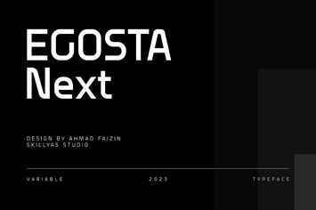 Egosta Sans Serif Family Font