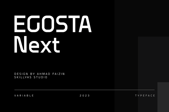 Egosta Sans Serif Family Font