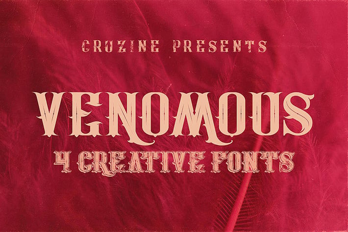 Venomous Typeface