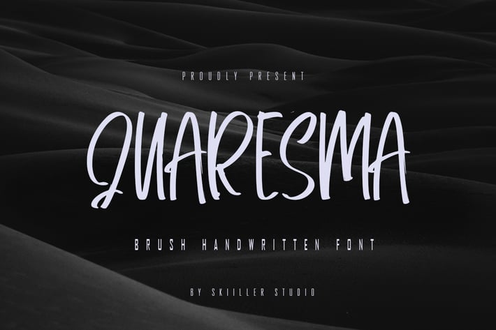Quaresma - Brush Handwritten Font