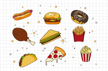 Junk Food Doodle
