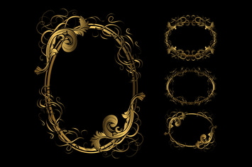 Circle luxury frame
