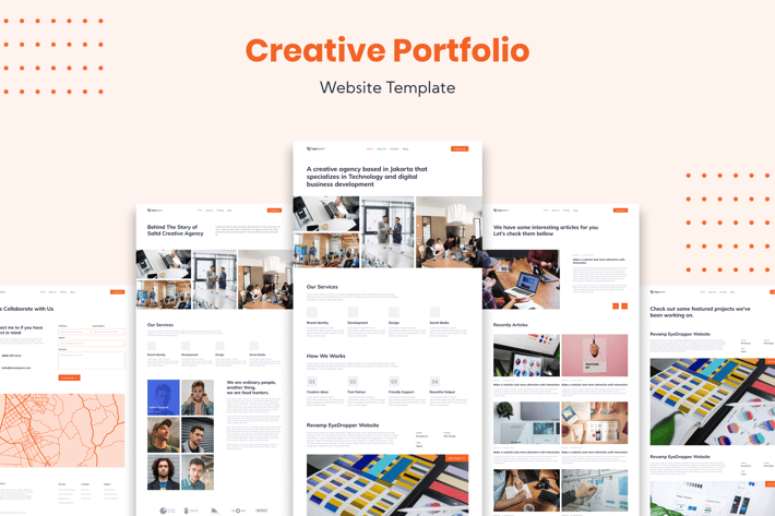 Creative Portfolio Website Template