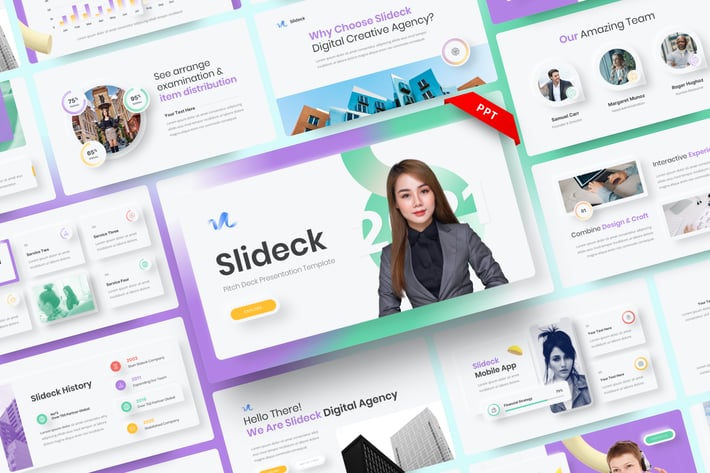 Slideck - Pitch Deck PowerPoint Template