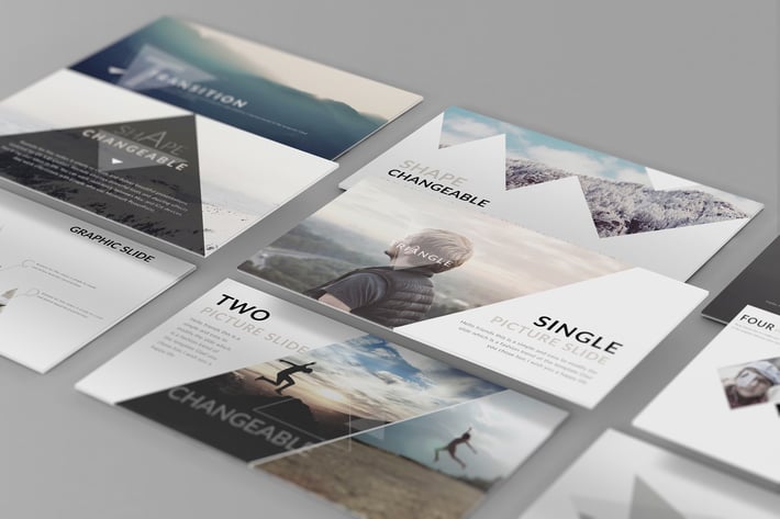Perspective presentation Web Mockup 05