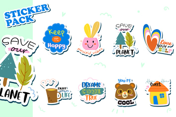 Save our Planet Stickers