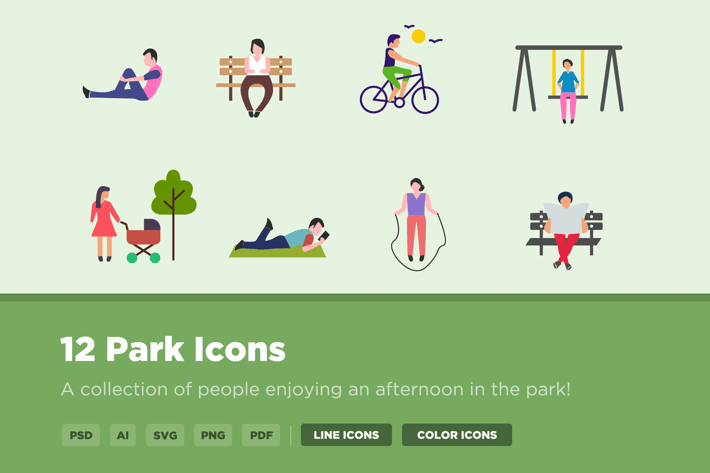 12 Park Icons