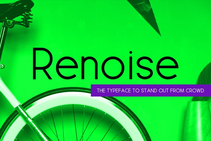 Renoise - Trendy & Stylish New Age Typeface