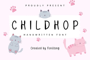 Childhop - Playful Handwritten Font
