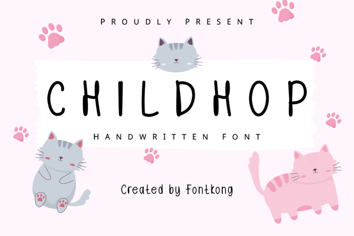 Childhop - Playful Handwritten Font