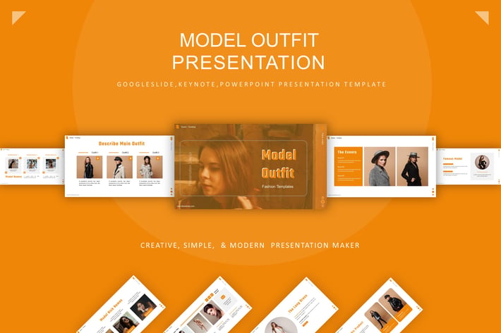Model Outift Presentation Template