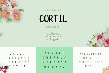 Cortil - Handmade Font Style 