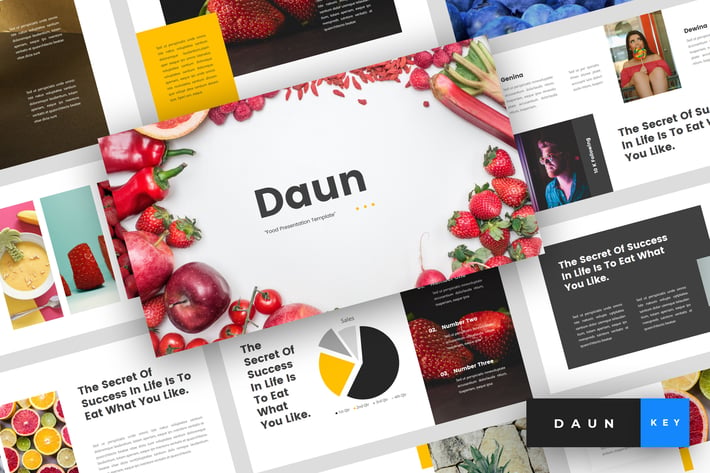 Daun - Food Keynote Template