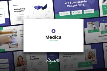 Medica - Medical Theme Keynote Template