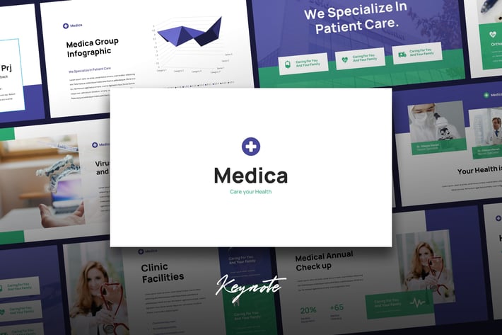 Medica - Medical Theme Keynote Template
