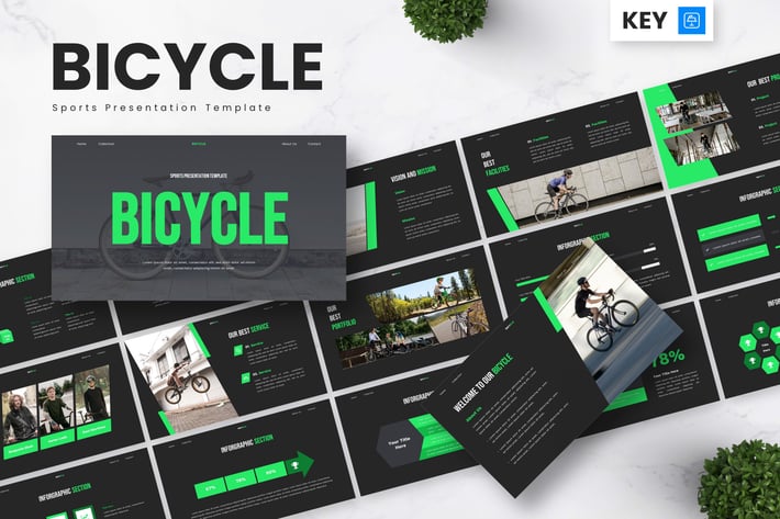 Bicycle - Sport Keynote Templates