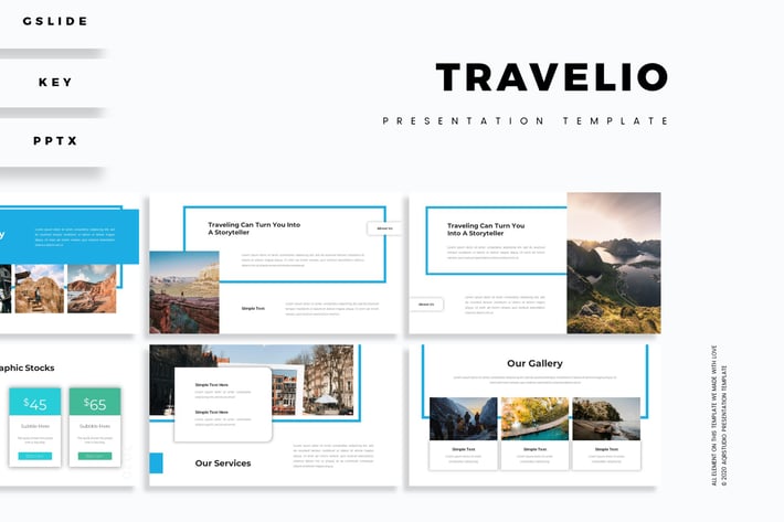 Travelio - Presentation Template
