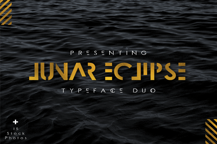 Lunar Eclipse Font Duo