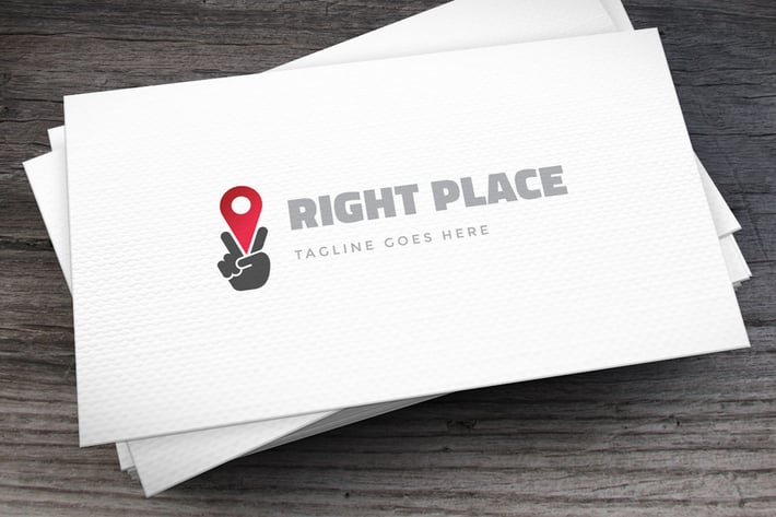 Right Place Logo Template