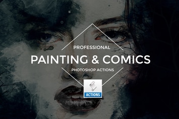 Painting & Comics Photoshop Actions
