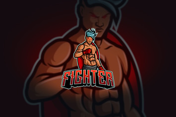 Fighter - Mascot & Esport Logo