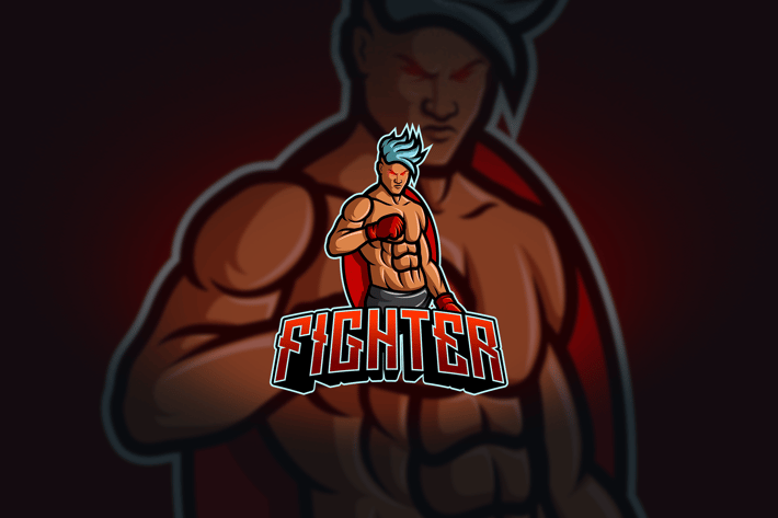 Fighter - Mascot & Esport Logo
