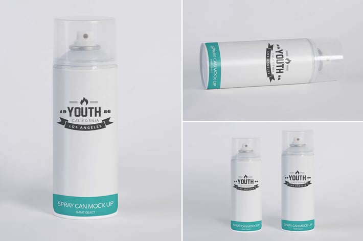 Spray Bottle Mock Up