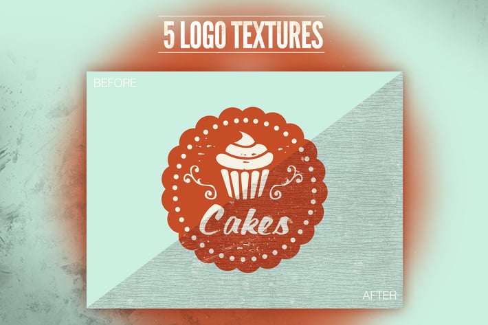 Vintage Old Logo Texture