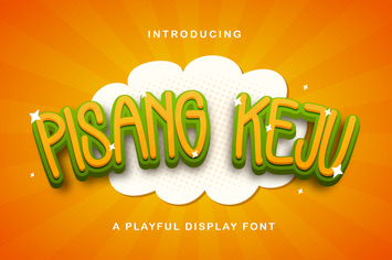 Pisang Keju - Playful Display Font