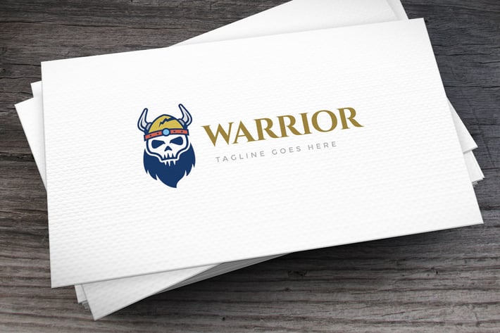 Viking Warrior Logo Template