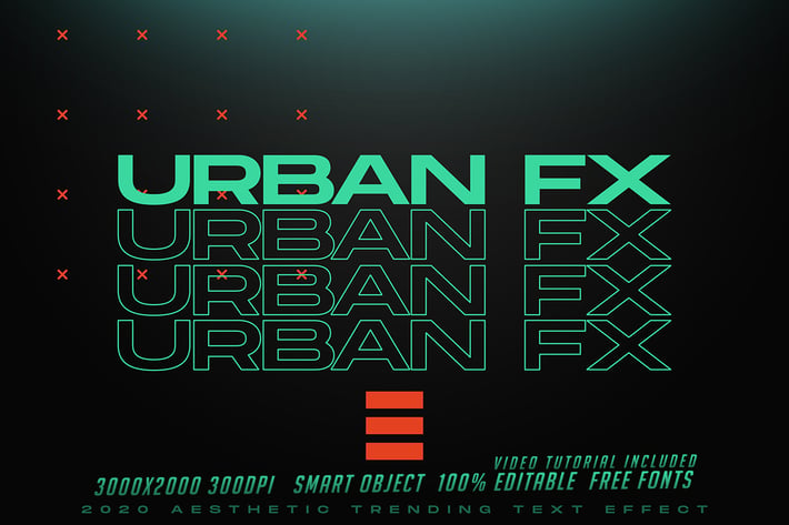 Urban Trending Text Effects 