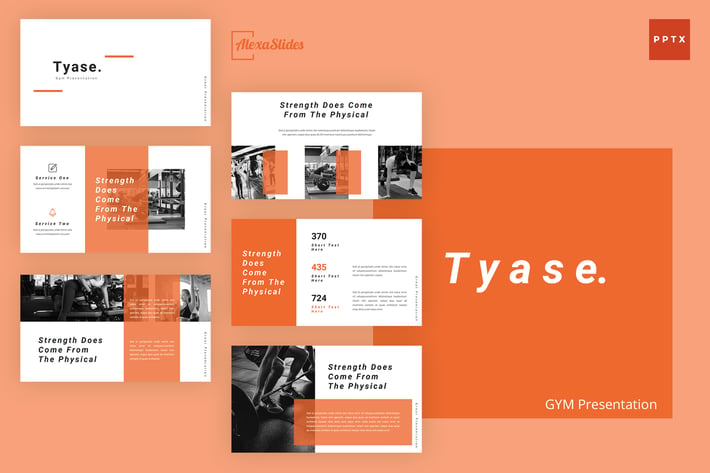 Tyase - Gym Powerpoint Presentation Template