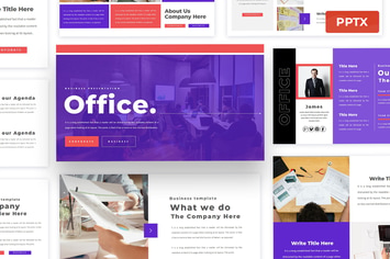 Office - Business Powerpoint Presentation Template