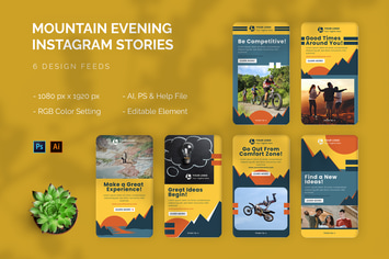 Mountain Evening - Instagram Story
