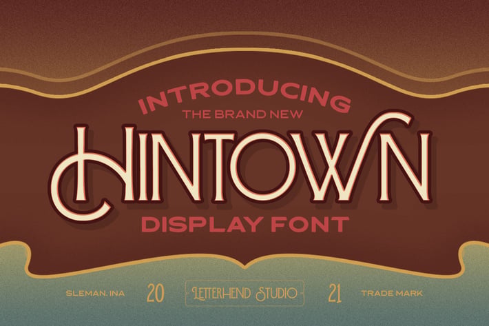 Hintown - Display Font