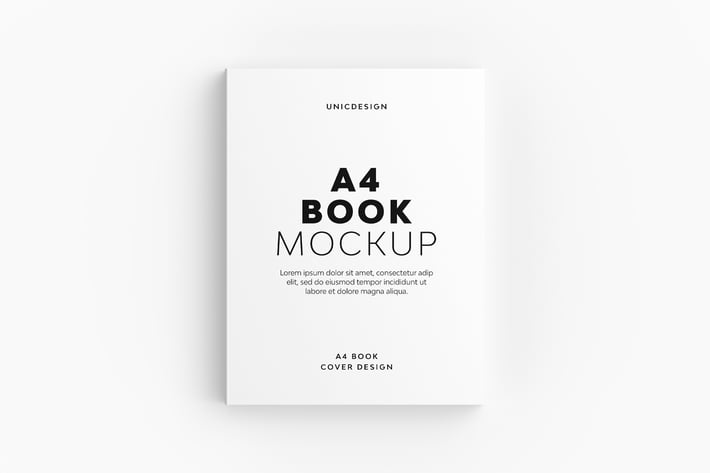 A4 Book Mockup