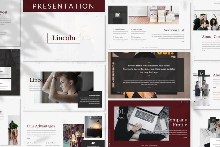 Lincoln - Business Prensentation Template
